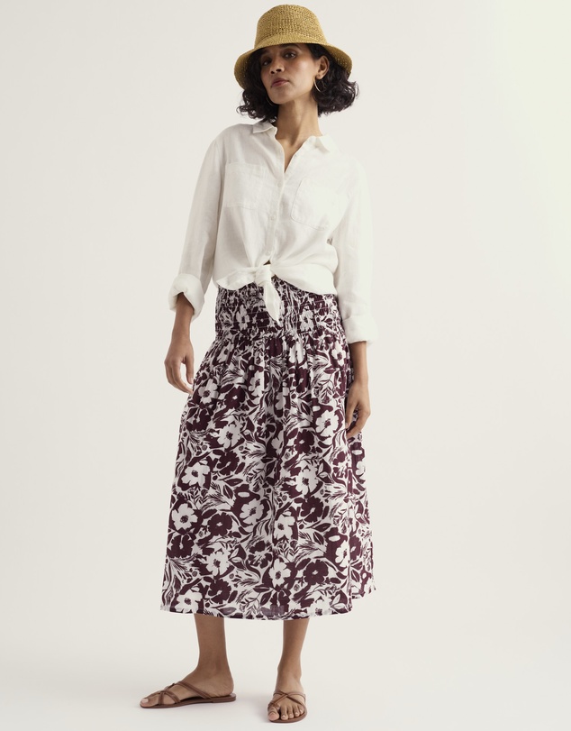 Seasalt - Rosemary A-Line Midi Skirt