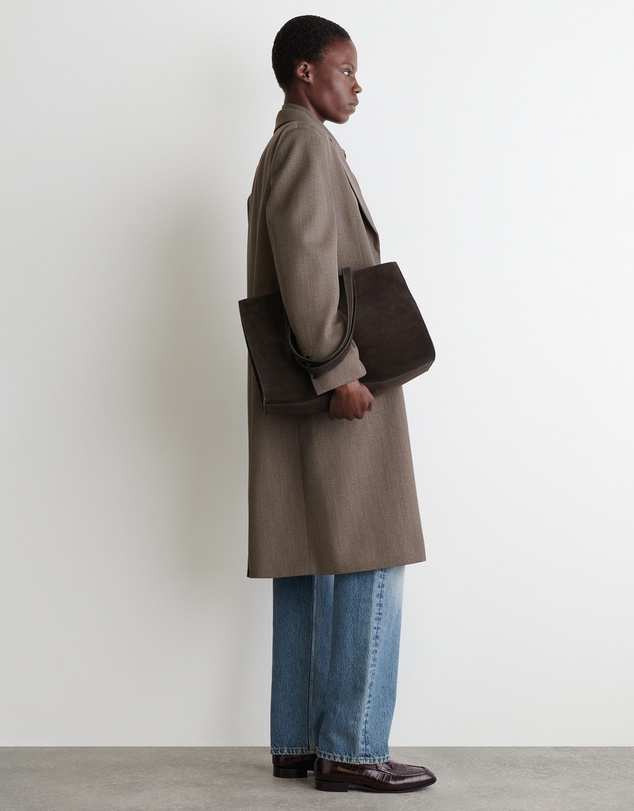 COS - Croc-Effect Leather Loafers