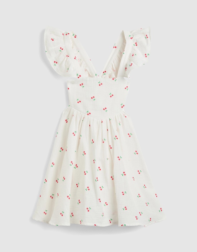 Bardot Junior - Clea Cherry Mini Dress - Kids-Teens