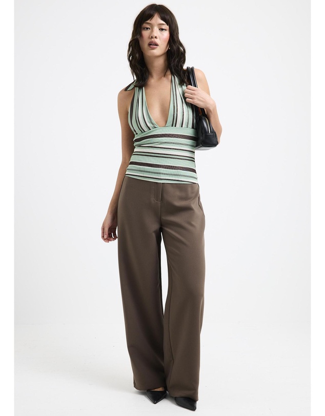 Alice In The Eve - Ava Slinky Plunge Top