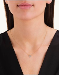 Rosefield - Pavé Heart Gold-Tone Necklace