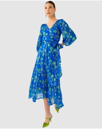 SACHA DRAKE - Water Lily Wrap Dress