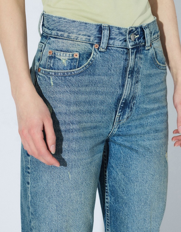 Dr Denim - Echo High Straight Jeans
