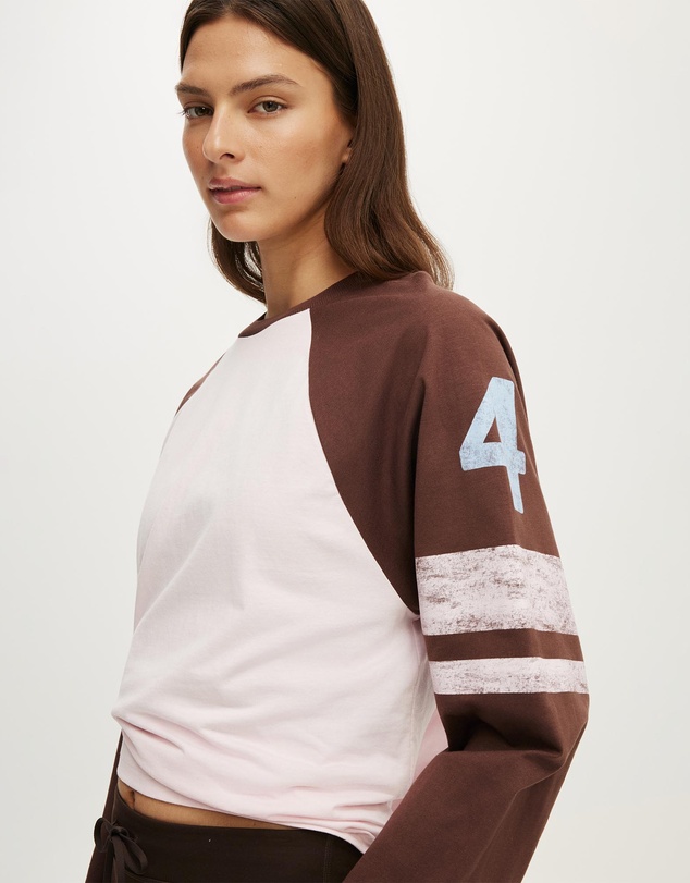 Cotton On Body Active - Active Graphic Raglan Tee