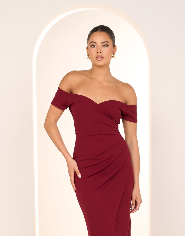 Pilgrim - Jamie Off Shoulder Midi Dress