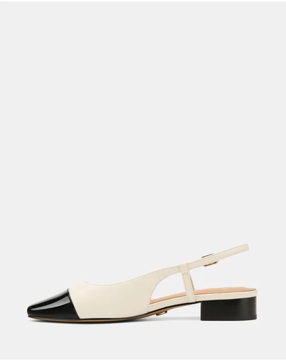 Wittner - Dame Dress Flats Off White/Black
