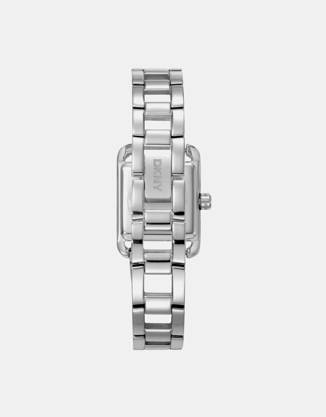 DKNY - Mini Silver 21x27mm Womens Watch + Silver Bracelet