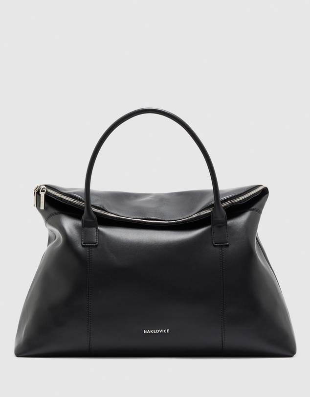 Nakedvice - The Hugo Black Silver Duffle Bag