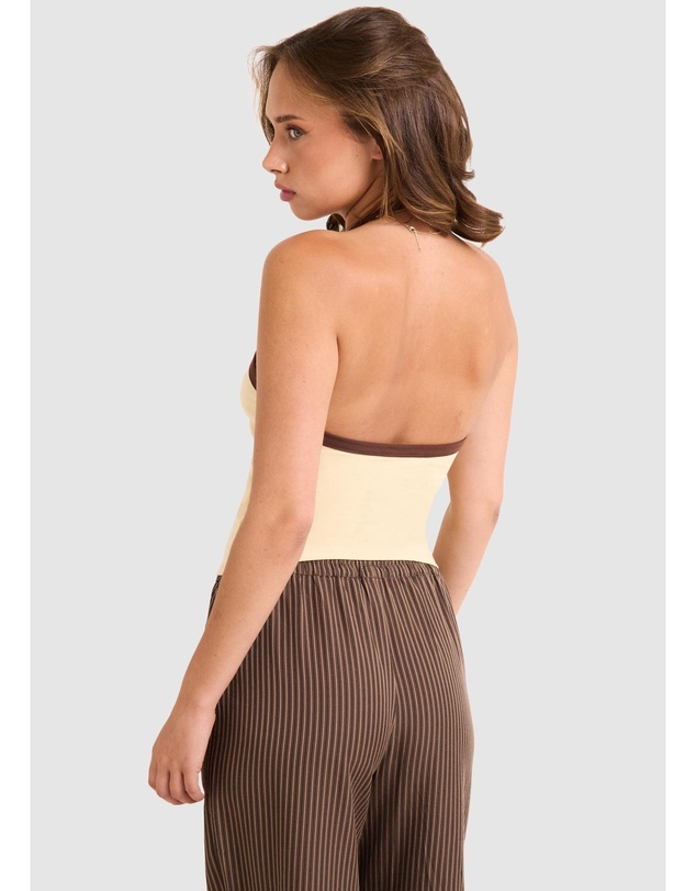Subtitled - June Bind Halter Tank Top
