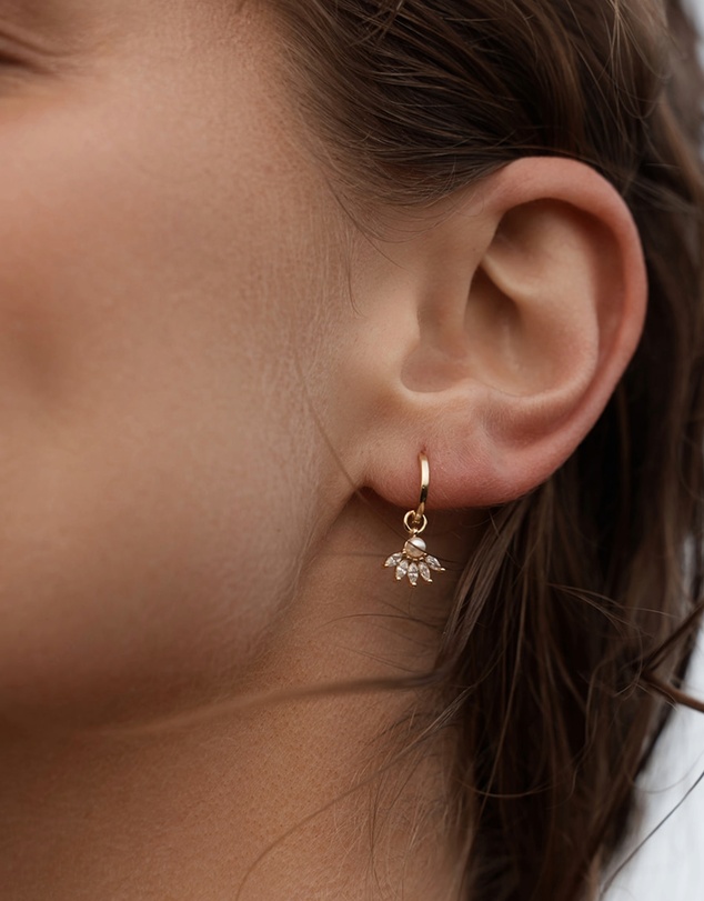 Native Sol - Celestine Pearl Earrings