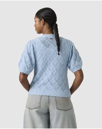 Levi's - Pauline Pointelle Short-Sleeve Cardigan