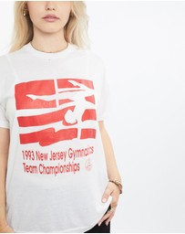 Vintage by The Real Deal - Pre Loved - Vintage 1993 New Jersey Gymnastics Tee