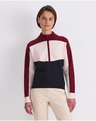 Sportscraft - Club Sport Half Zip Knit