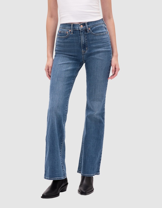 GAP - 70s Flare HR Med Heron Jeans