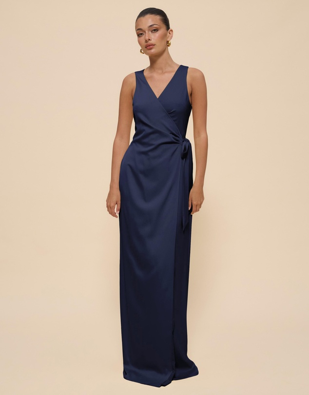 CHANCERY - Lani Sleeveless Wrap Maxi Dress