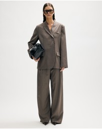 Minima Esenciales - Lior Wool Pinstripe Blazer