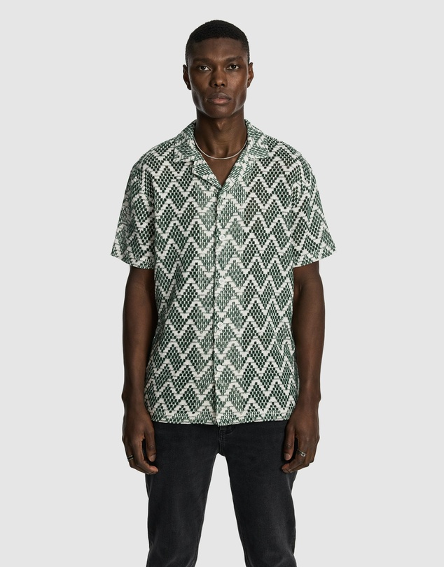 yd. - Lucio Crochet Short Sleeve Shirt