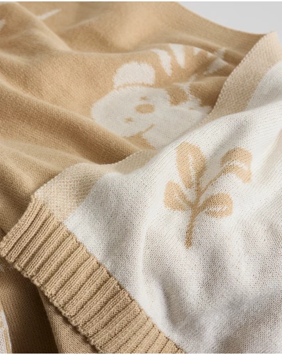 Living Textiles - Pram Knitted Blanket - Australiana