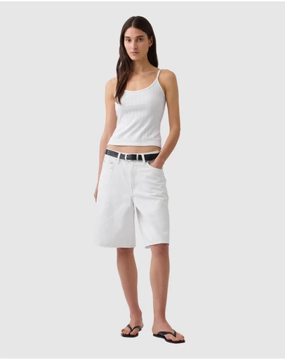 GAP - Sleeveless Pointelle Scoop Cami