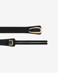 Forcast - Biface Leather Belt