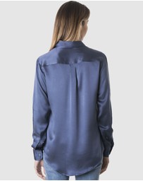 CAMIXA - Satin Silk Shirt