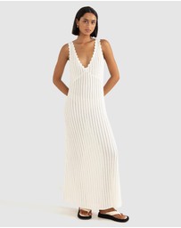 Rhythm - Scallop Knit Maxi Dress