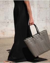 Mimmi Terra - Woven Traveller Tote Tiramisu