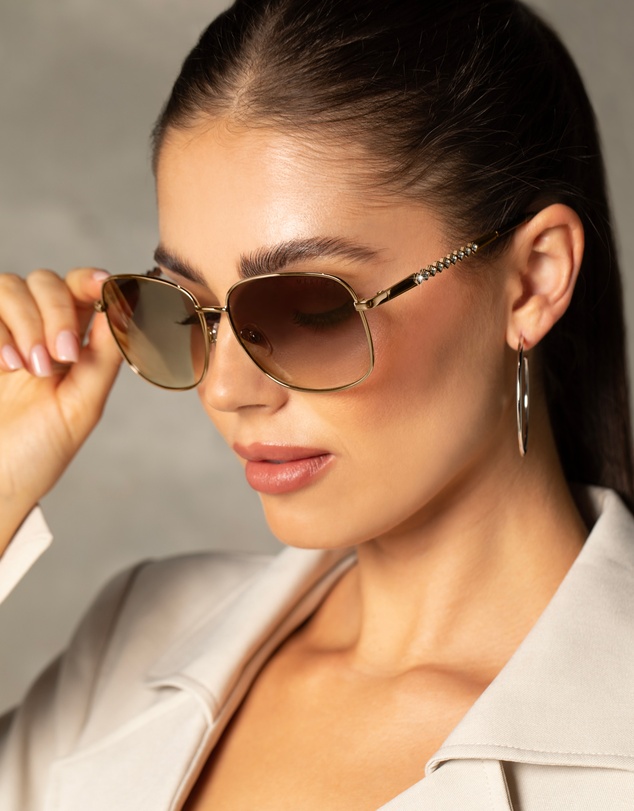 Mestige - Hillcrest Sunglasses embellished with crystals from Swarovski® - Gold