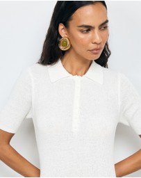 AERE - Asha Textured Knit Dress