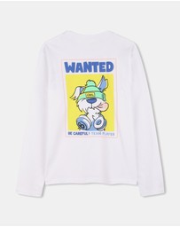Billieblush - Never Look Back Long Sleeve T-Shirt - Kids-Teens