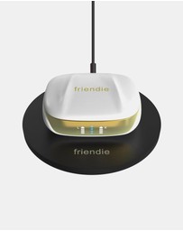 Friendie - AIR Focus ANC Pearl White and Gold Noise Cancelling Earbuds (True Wireless In Ear Headphones)