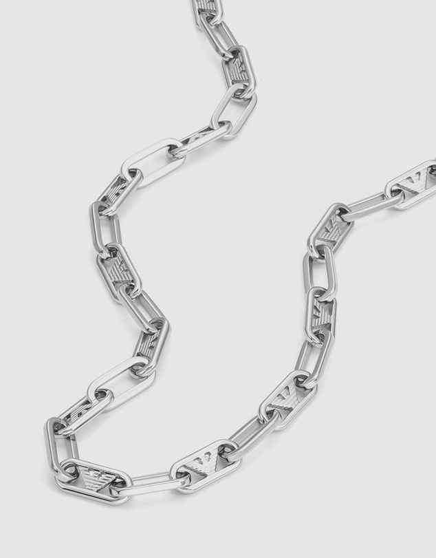 Emporio Armani - Emporio Armani Silver-Tone Necklace