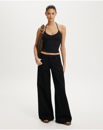 Cotton On - Low Rise Wide Jeans