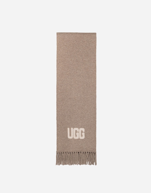 Ozwear Connection Uggs - Ugg Logo Cashmere Aus Wool Woven Scarf