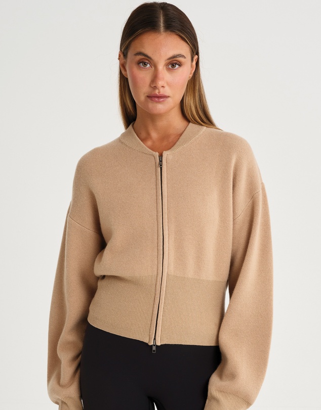 All Fenix - Two Way Zip Knit Bomber