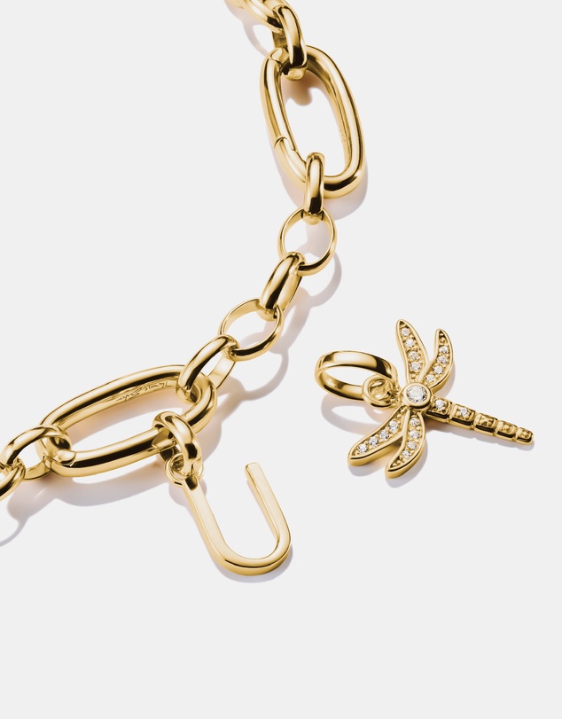 THOMAS SABO - THOMAS SABO Connect Charm letter U Gold