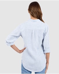 CAMIXA - Rina Striped Linen Shirt