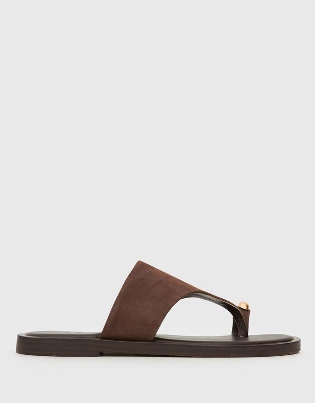Betts - Dolphin Leather Thong Sandals