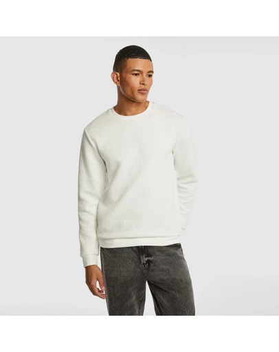 yd. - Tech Crew Neck Textured Sweatshirt