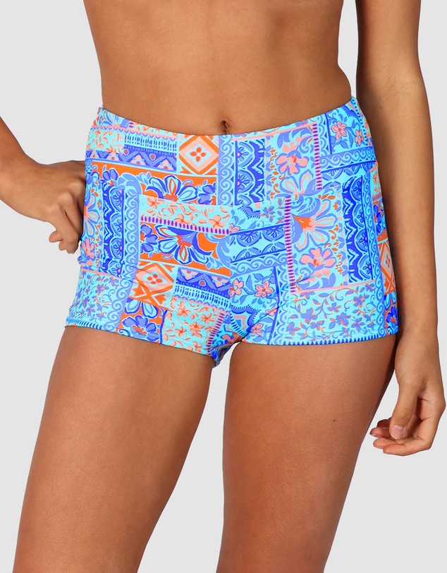 Baku Swimwear - Tulum Extra Firm Beach Short Bikini Bottom