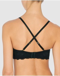 Natori - Feathers Convertible-to-Strapless Plunge Bra with Lace