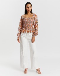 Sofia Irina - Smock Blouse