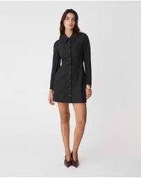 Forcast - Thea Button Mini Dress