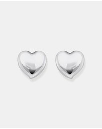 THOMAS SABO - Ear studs in heart-shape silver