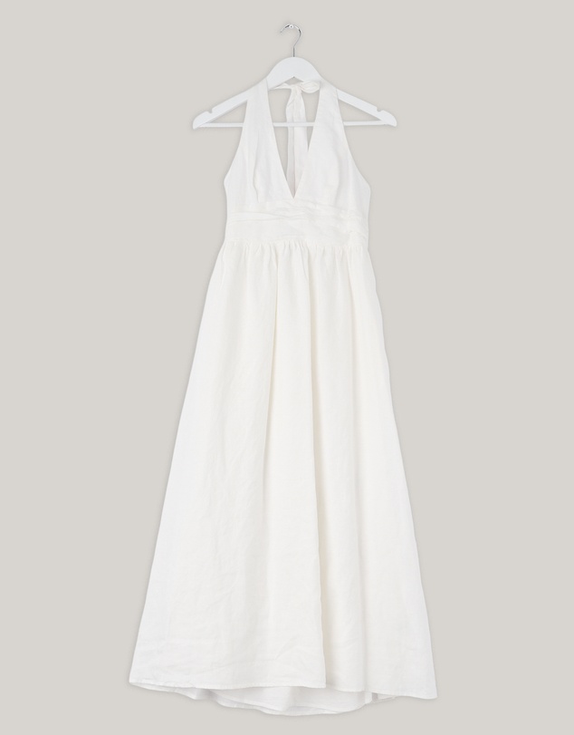 Revibe - Repaired Minima Esenciales Thalia Halter Midi Dress - AU 10