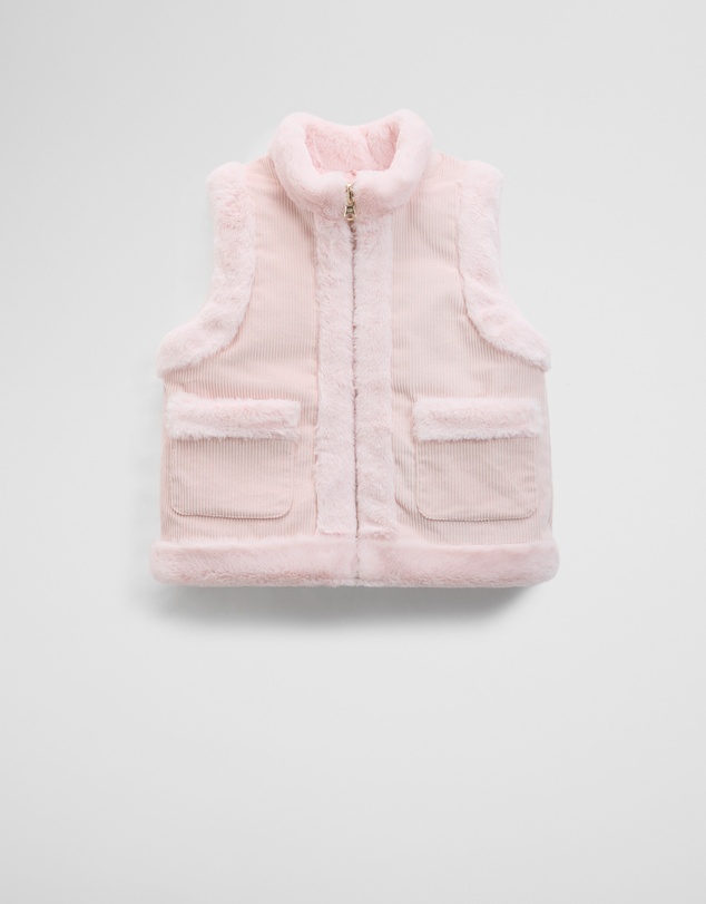 Country Road - Reverse Faux Fur Vest