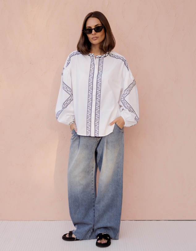 ALEXANDRA - Dylan Blouse White