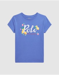Polo Ralph Lauren - Logo Cotton Jersey Tee - ICONIC EXCLUSIVE - Kids-Teens