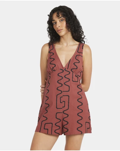 RVCA - Womens Sunnie Jumper Cover Up Romper