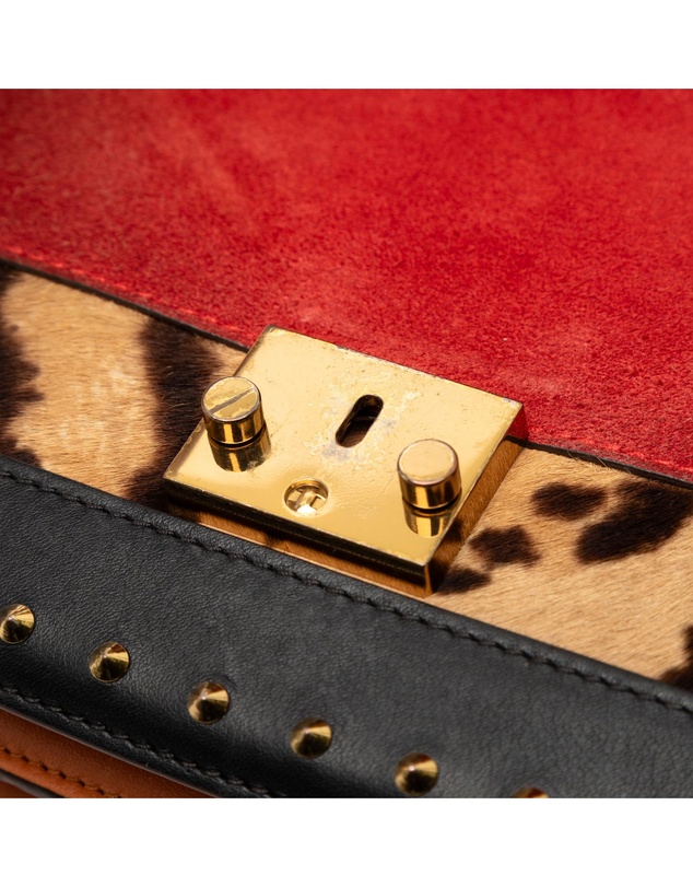Pre-Loved by Azura Reborn - Pre-Loved Studded Suede and Pony Hair Patricia Crossbody